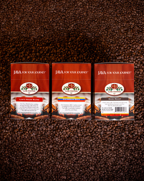 Single Serve Coffee Bundle (House, Dark & Colombian)