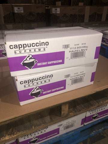 Hazelnut Powdered Cappuccino Mix (6x2lb)